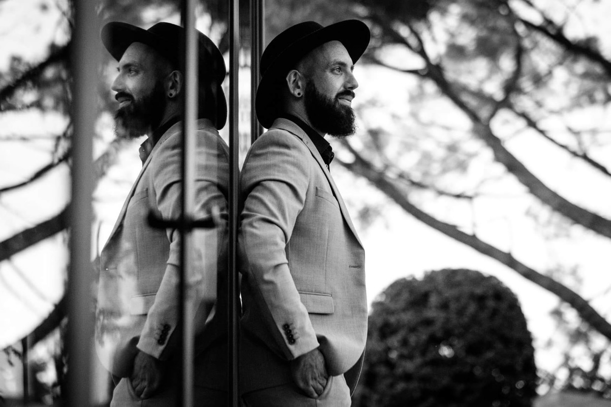 Mickaël — Vidéaste de mariage Story Film, dans les vignes à l'heure dorée